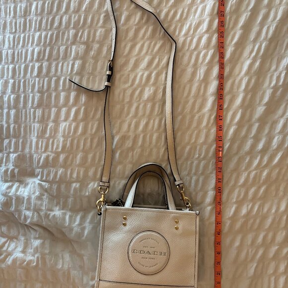 Authentic Coach Dempsey small Tote Bag w/ removable crossbody strap - Picture 2 of 9